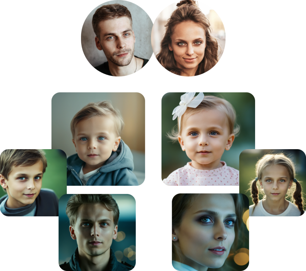 AI generated baby image